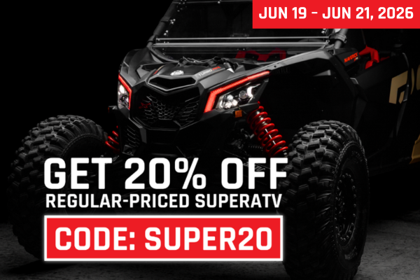 20 % de réduction sur les soldes SuperATV